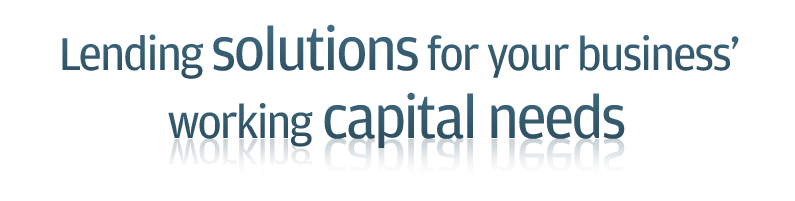 Lending solutions for your business' working capital needs.