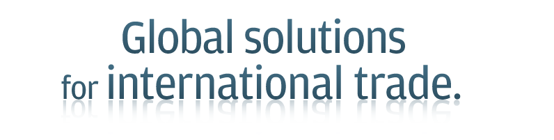 Global solutions for international trade