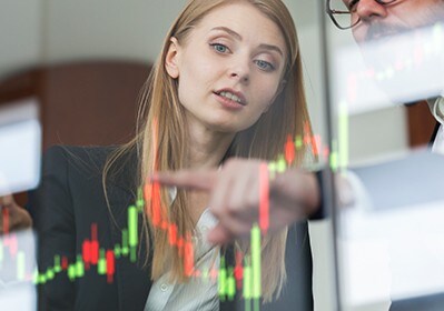 Stock Market Ticker image