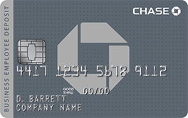 Chase Business employee deposit card
