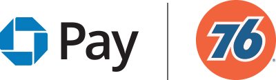 Chase Pay logo and 76(R) logo 