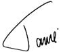 Jamie Dimon signature