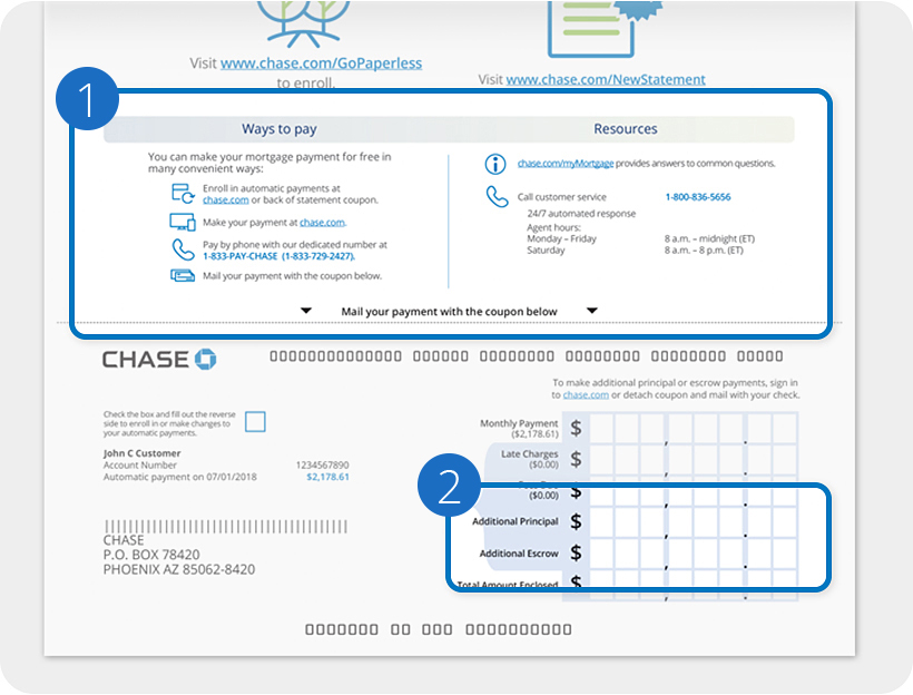 An example account featuring the Automatic payment enrollment form.