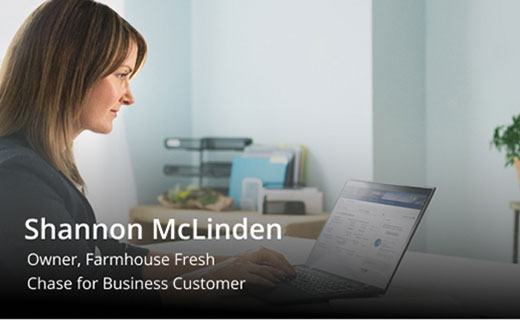 Shannon McLinden: Propietaria, Farmhouse Fresh; clienta de Chase for Business