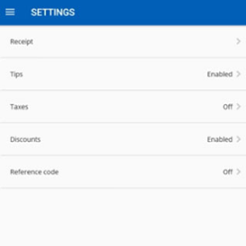 Screenshot of settings options displaying tips as off