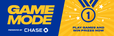 Game Mode; Presented by Chase and the Chase Octagon symbol. Play games and win prizes now.