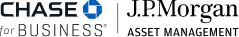 Chase for Business logo, J.P. Morgan Asset Management logo