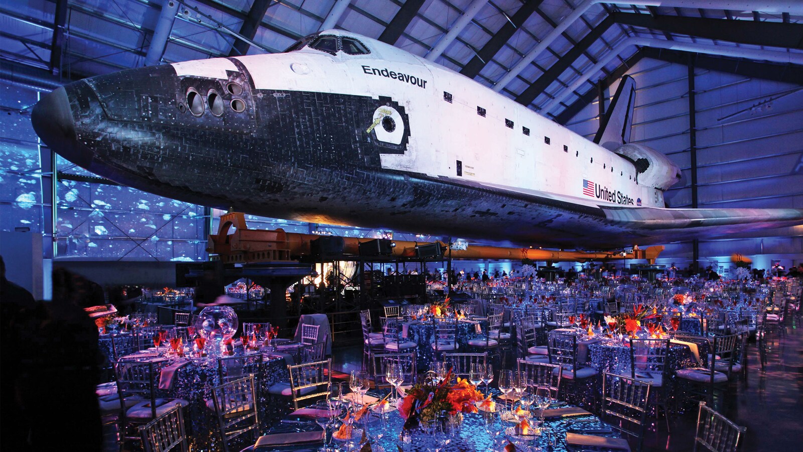 An Evening Beneath the Space Shuttle Endeavour