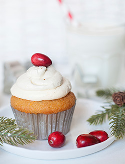 white frosted cake with cranberries white frosted cake with cranberries