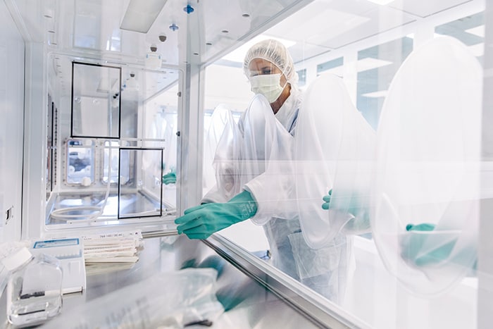 EpiBone profile person working in lab
