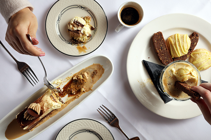 Sapphire Six: Park City travel guide top view of desserts & coffee on a table