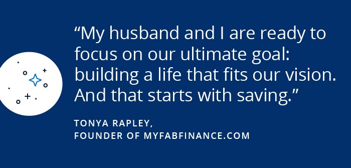 Savings Diaries: Tonya Rapley text quotes from Tonya Rapley