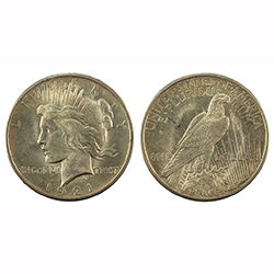 The Peace Dollar The Peace Dollar coin