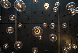Switch the light fixtures lights