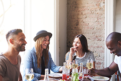 Live your life according to you group at table
