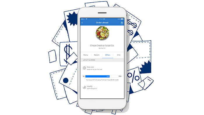 5 Things to Know About Chase Pay illustration of bills paid using Chase Pay on smartphone