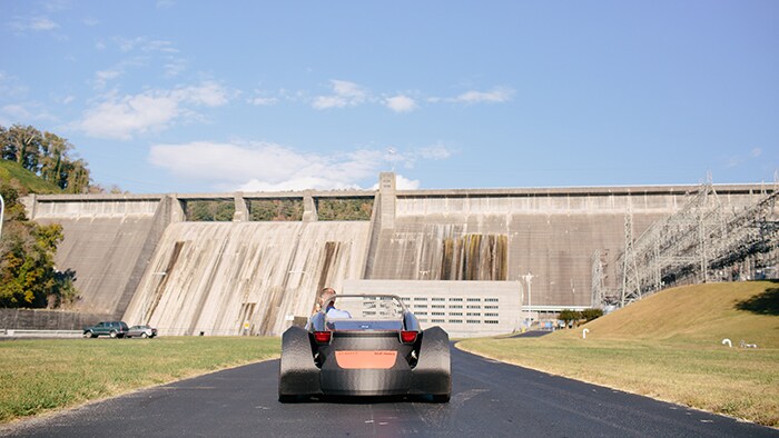 American South Travel Branded 3D printed car