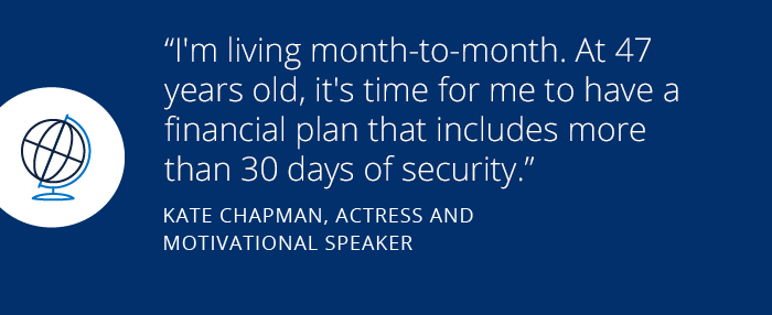 Savings Diaries: Kate Chapman text quotes from Kate Chapman