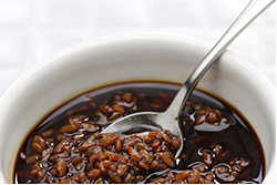 Fermented flavors food in a bowl