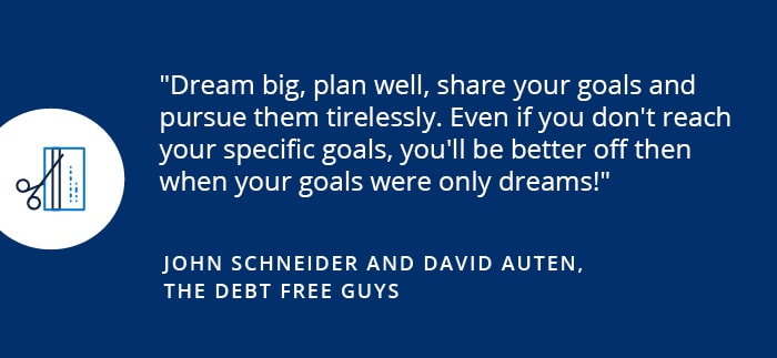 When it comes to financial goals, shoot for the stars