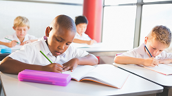 How will today's kids afford college? young kids in a class