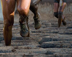 Define the Obstacles people going through obstacle course