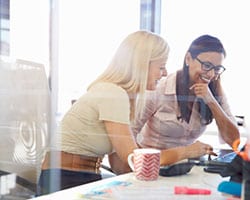Be the Mentor two women talking