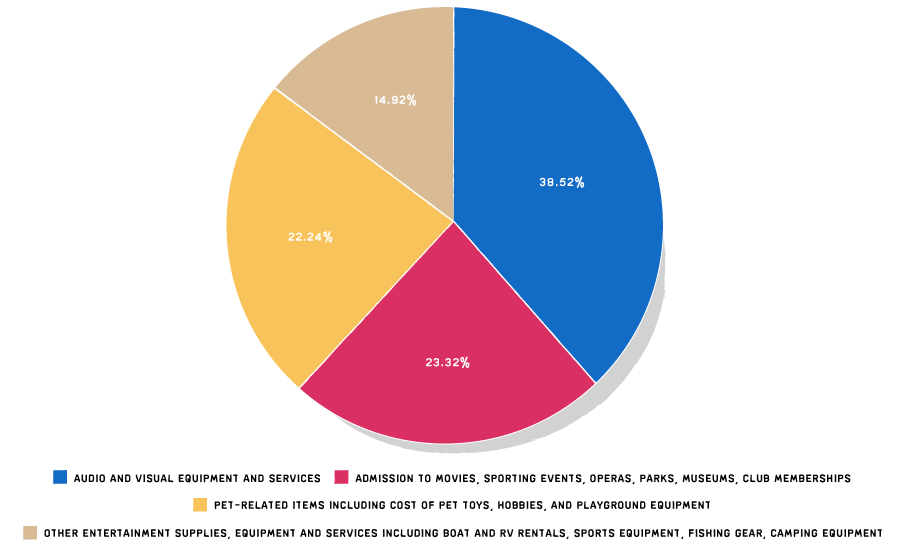 Having great entertainment experiences at home Pie chart: Having great entertainment experiences at home