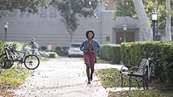 Finding Your Financial Way After Graduation Woman walking down path