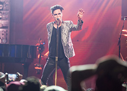 Live from the Artists Den Singer Brendon Urie on a stage