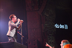 Live from the Artists Den Singer Brendon Urie on a stage