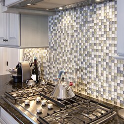 Small-Space Tiling Kitchen