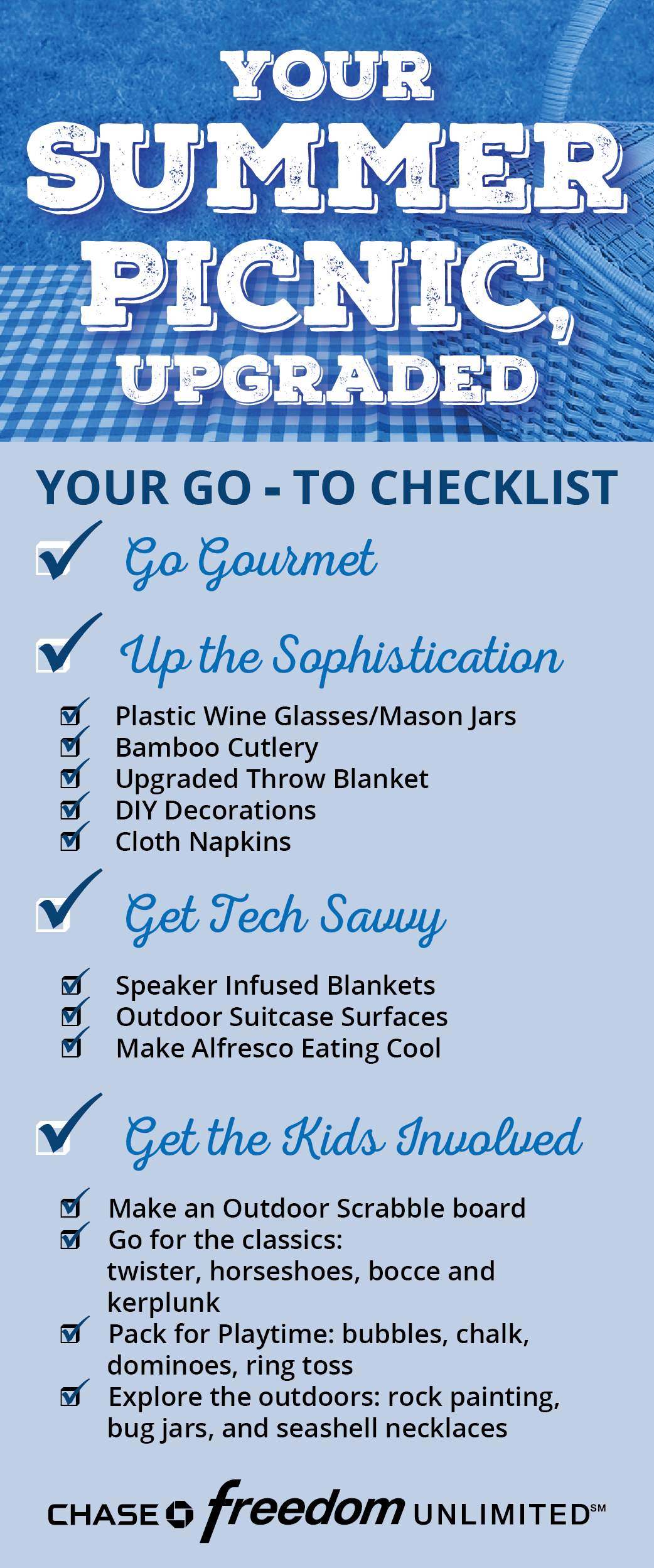 Your Summer Picnic Upgraded Infographic: Your Summer Picnic Upgraded