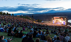 Sasquatch! Music Festival in George, Washington Crowd at music festival