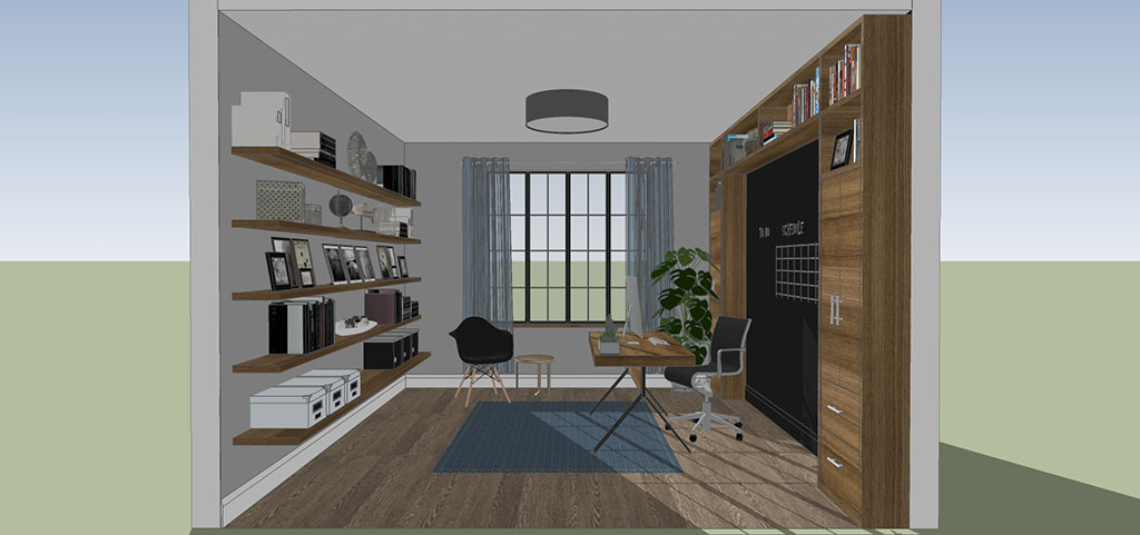 Office Illustration of modern office