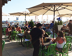 Wahlburgers At boardwalk people enjoying food