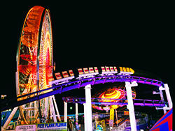 Pacific Park Amusement area at Pacific Park