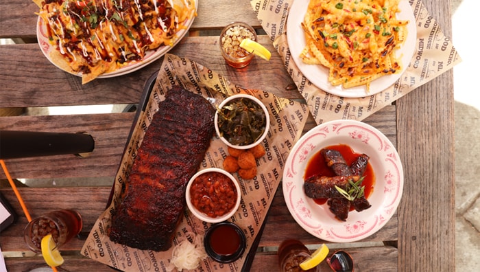 Charlotte Travel Guide food and drinks on table