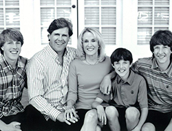 Tracy Austin and family Tracy Austin and family