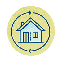 Swap homes home icon