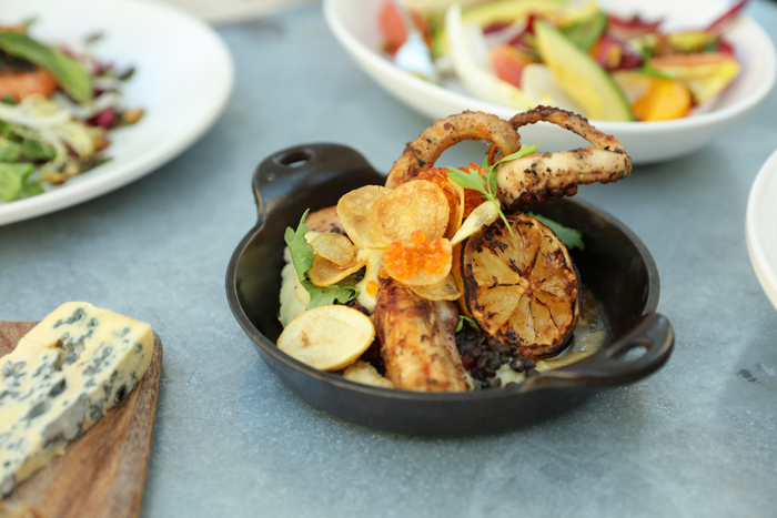 LA Travel Guide food in skillet on table