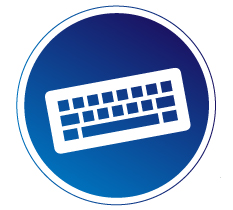 Portable keyboard Keyboard icon