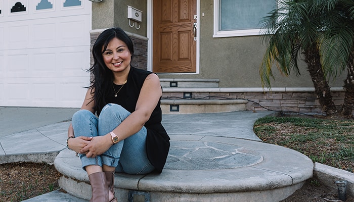 I'm single, by choice—and here's why it's great Image shows Karla Ruiz, the woman featured in this story, siting front of her home.