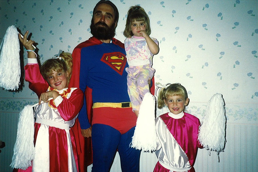 Alex Morgan Halloween with dad and siblings