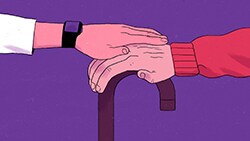 The Five Essentials for Talking About Money illustration of helping parents