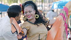 SMALL BUSINESSES ROLE IN THE COMMUNITY people dancing