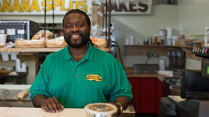 Khris Shavers Khris Shavers at his business