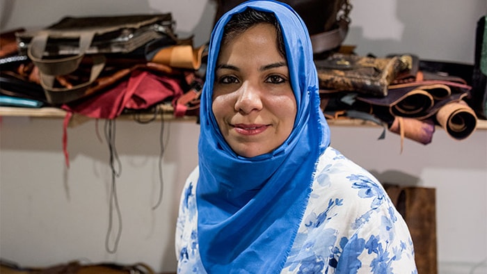 Nadira El Khang Nadira El Khang at her business