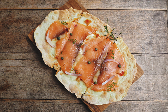 2018 Food Trends closeup of salmon dish