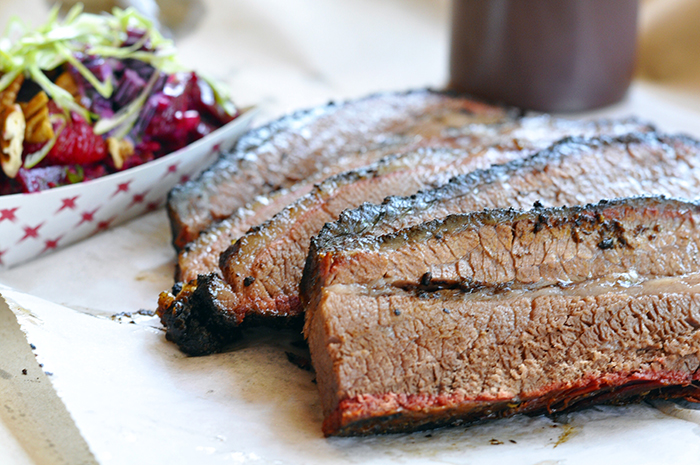 2018 Food Trends closeup of smoked steak in a plate